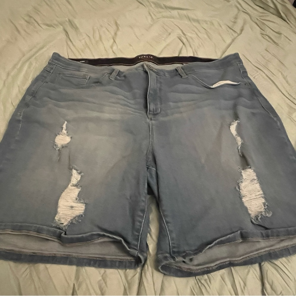 Torrid jean shorts with 8inch inseam